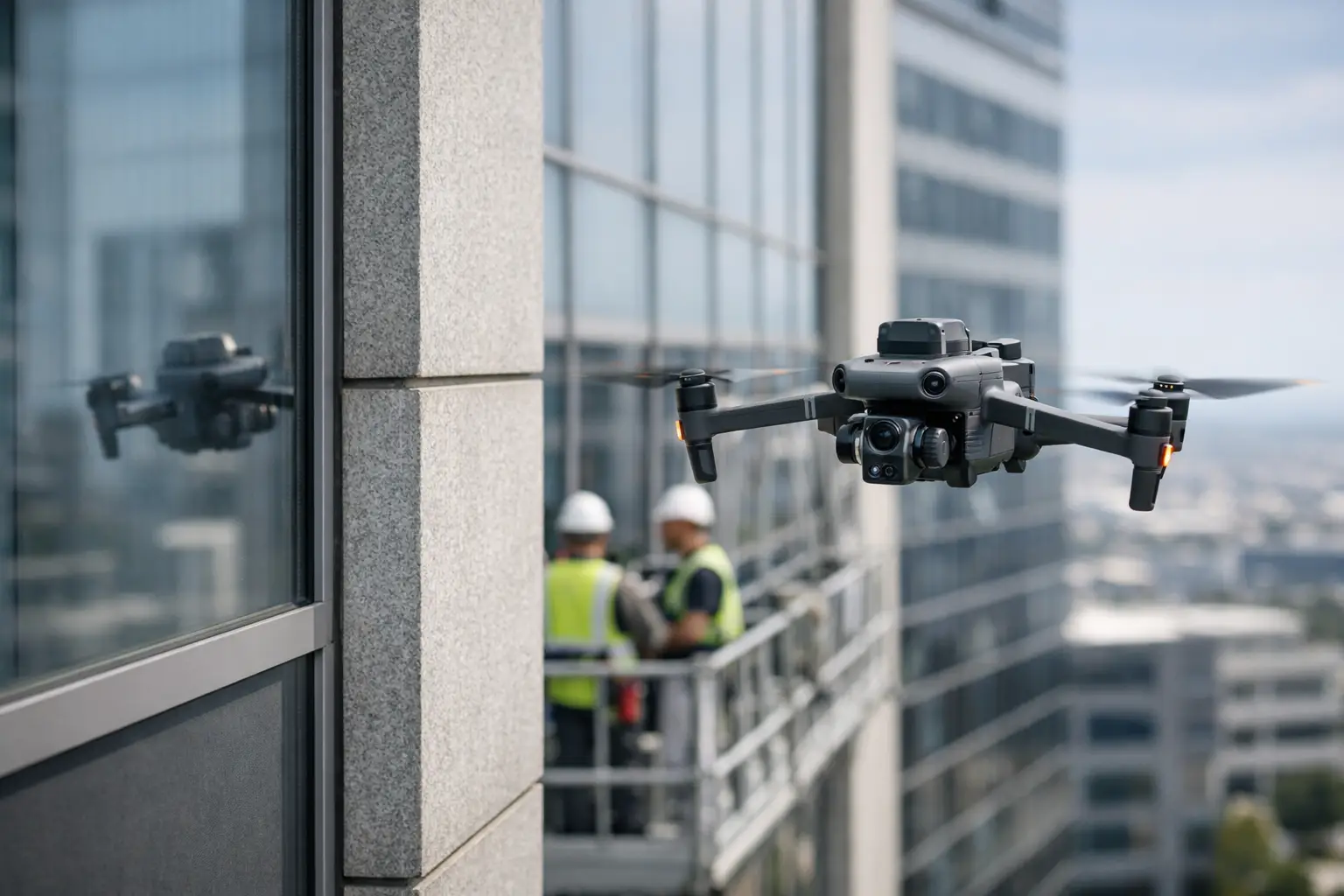 Drone Building Facade Inspection Done Right