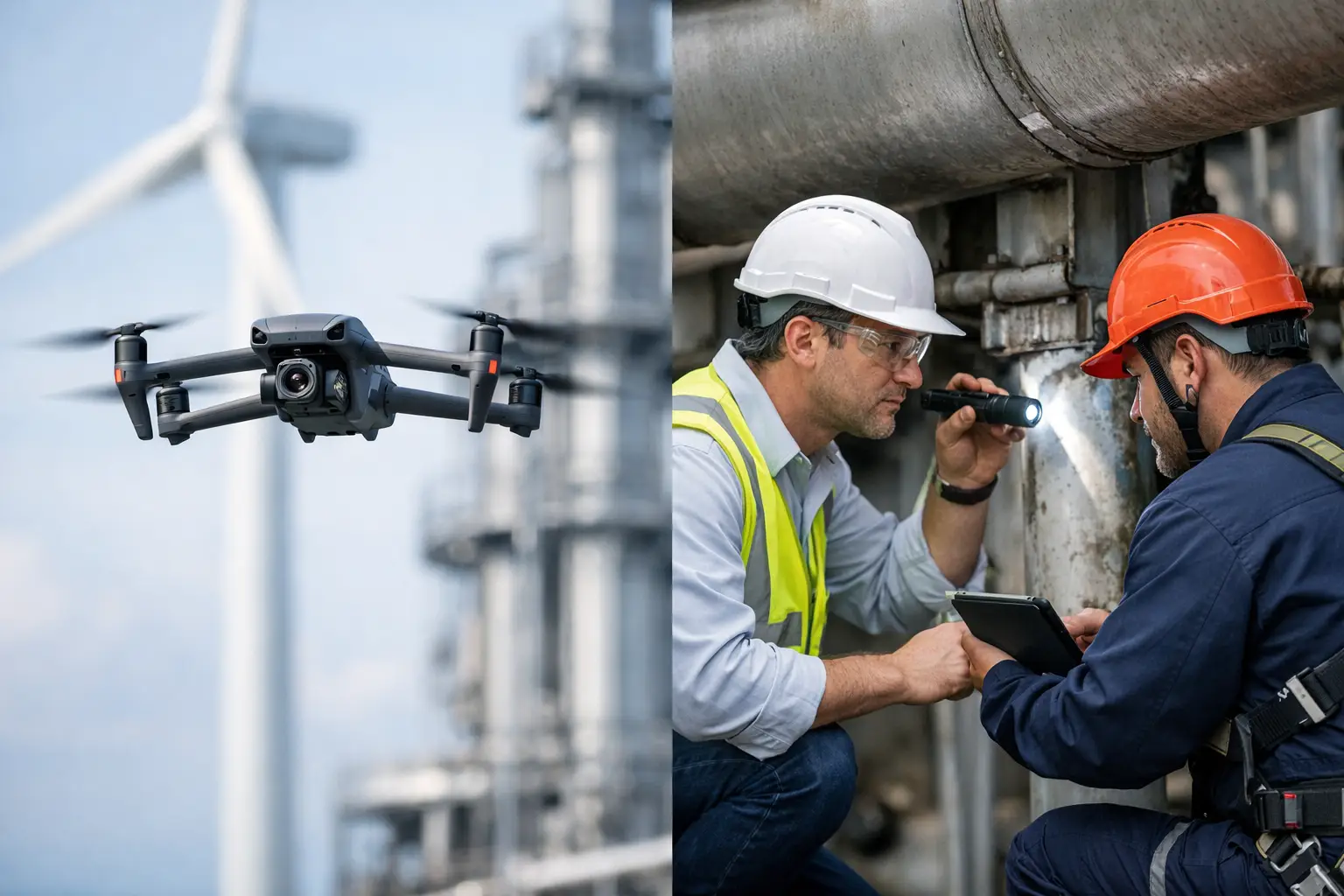Drone Inspection vs Manual Inspection