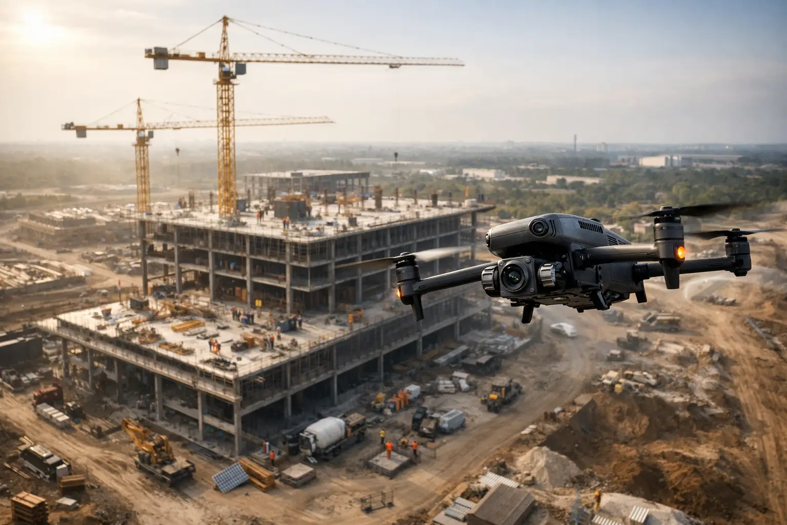 Commercial Construction Aerial Documentation