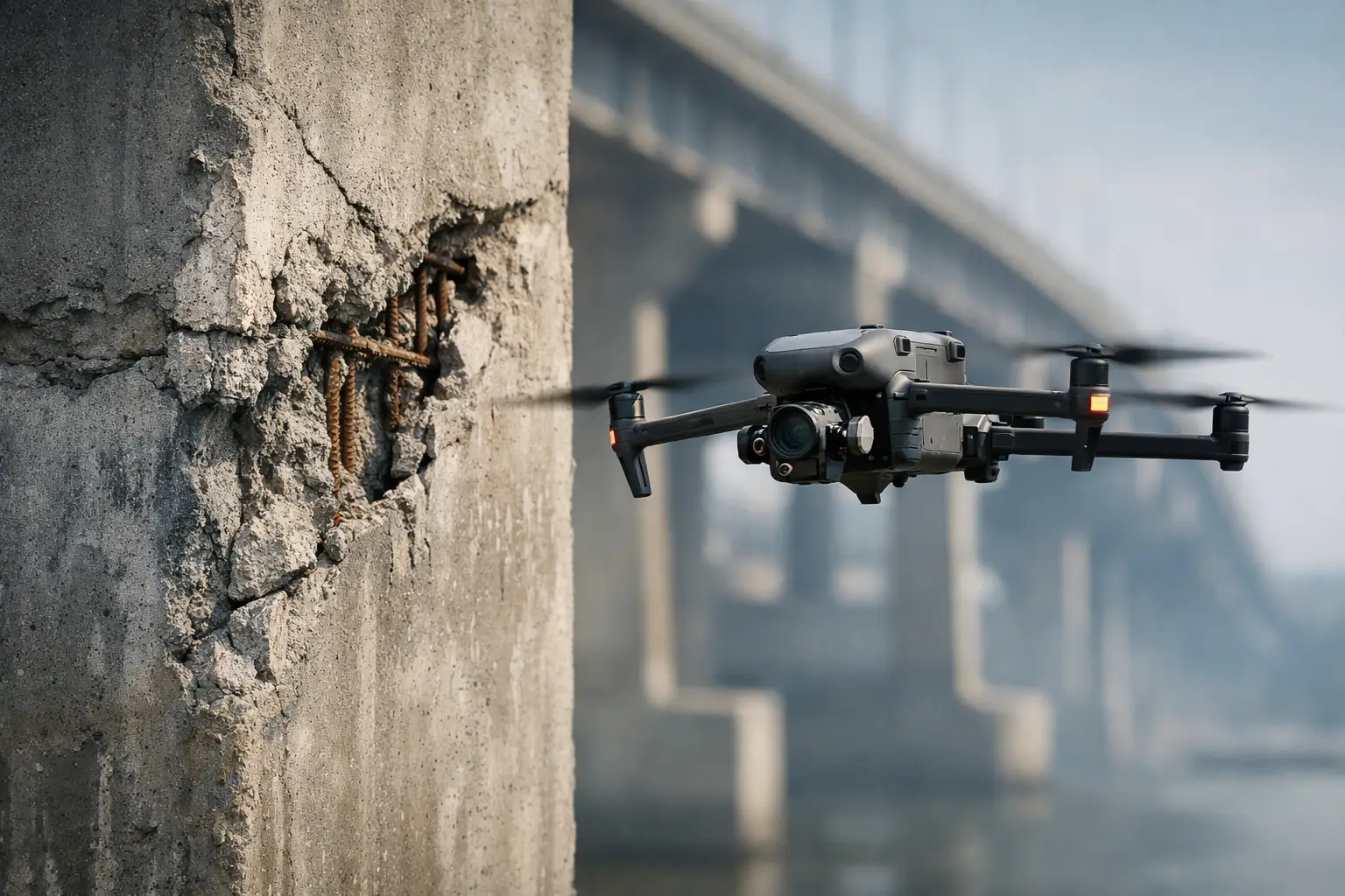 Can Drones Identify Concrete Defects Reliably?