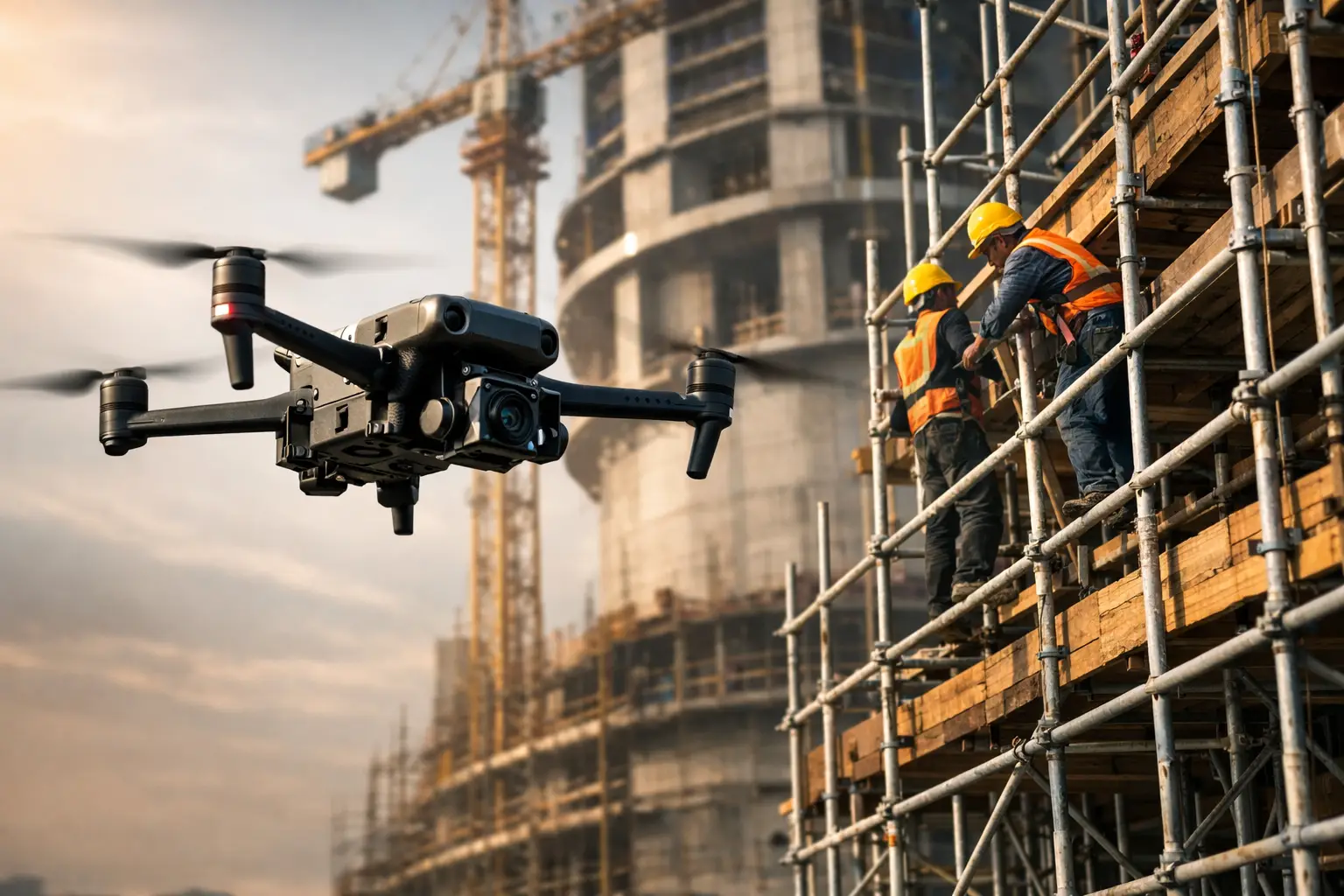 Drone Data Versus Scaffolding Inspections
