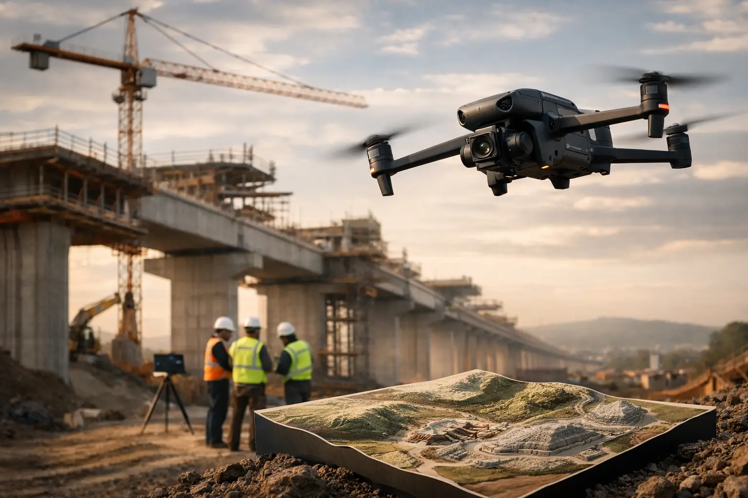 Drone Map Accuracy for Construction and Infrastructure