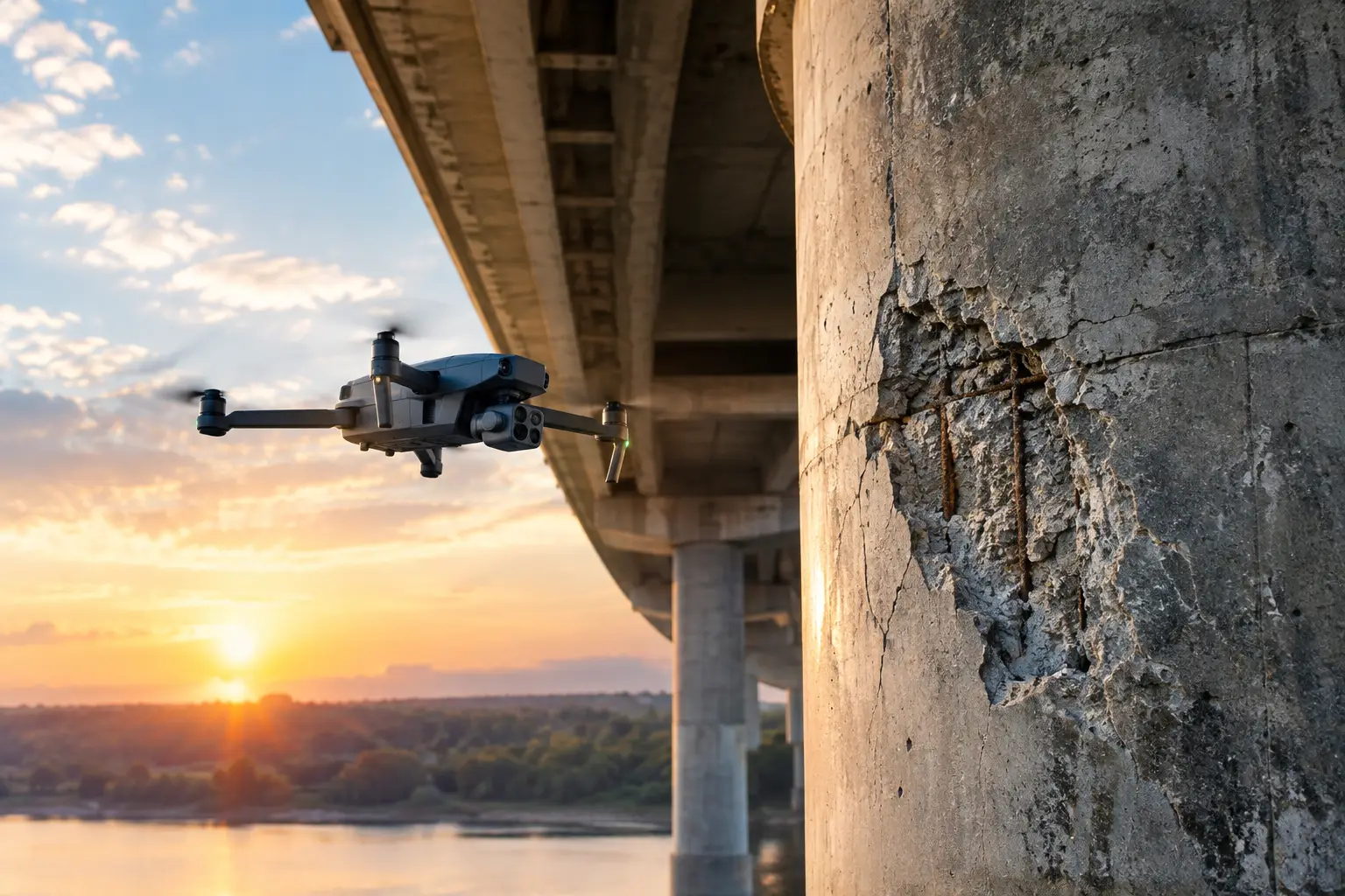 How to Assess Concrete Spalling Aerially on Assets